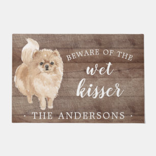 Spitz Dog Personalisiert Dog Mat Fußmatte