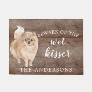Spitz Dog Personalisiert Dog Mat Fußmatte