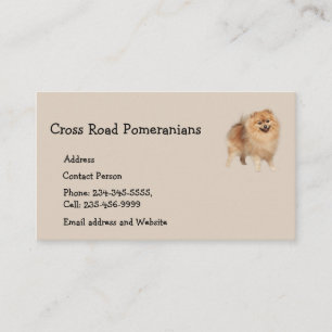 Spitz Dog Pet    AnimalBusiness Card Magnet Visitenkarte