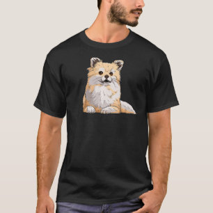 Spitz Dog Pom Welpenbesitzer T-Shirt