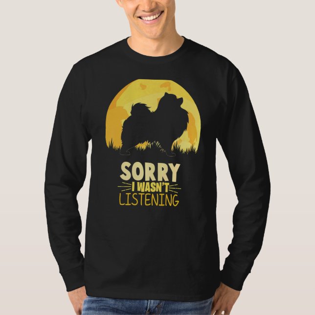 Spitz Dog Retro T-Shirt (Vorderseite)