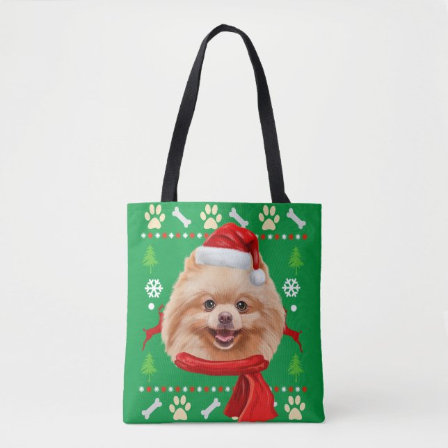Spitz Dog Ugly Weihnachten (Vorderseite)