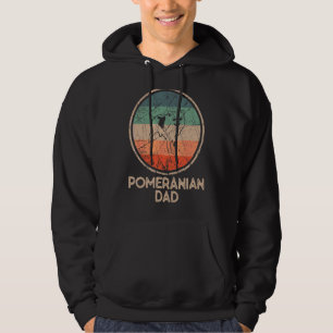 Spitz Dog Vintag Spitz Vater Hoodie