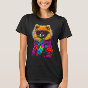 Spitz Dog Wintersport Snowboard T-Shirt