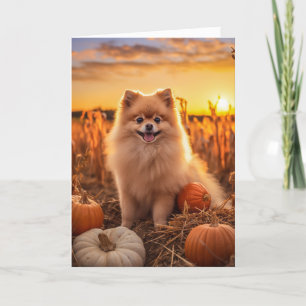 Spitz Erntedank Feiertagskarte