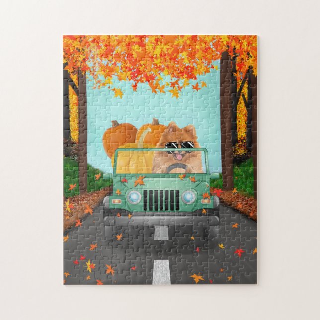 Spitz Fall Pumpkin Puzzle (Vertikal)