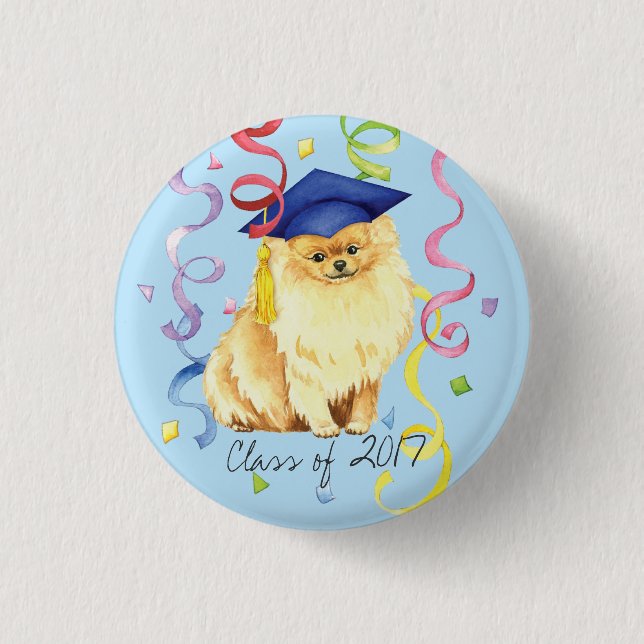 Spitz Graduate Button (Vorderseite)
