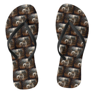 Spitz Halloween Beängstigend Flip Flops