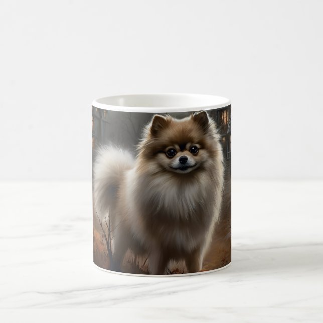 Spitz Halloween Beängstigend Kaffeetasse (Mittel)