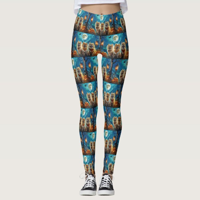 Spitz Halloween Spooky Leggings (Vorderseite)