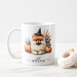 Spitz Halloween Tasse mit Personalisiertem Namen
