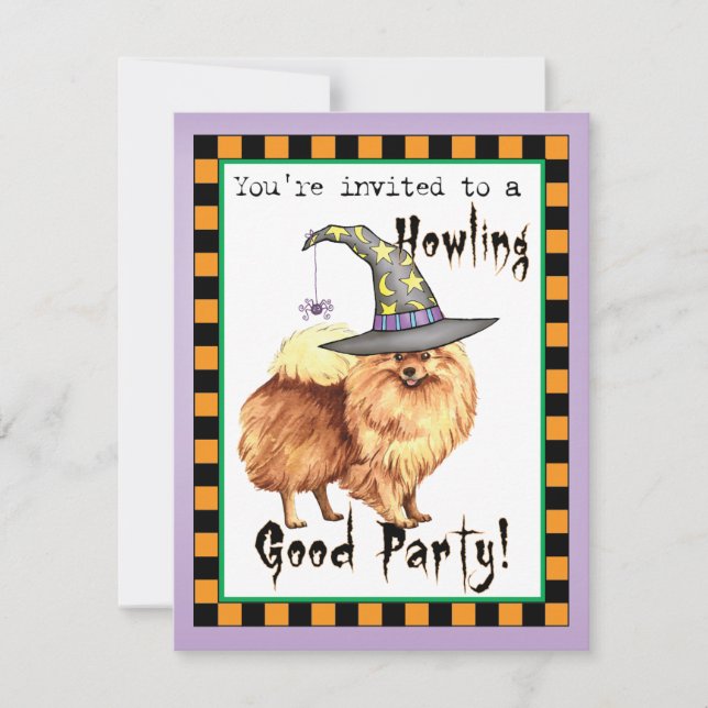 Spitz Hexeneinladung (Vorderseite)