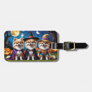 Spitz Hogs Pumpkin Halloween Funny Gepäckanhänger