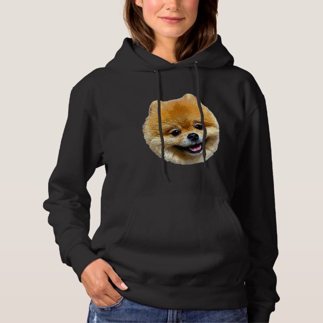 Spitz Hoodie (Vorderseite)