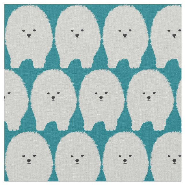 Spitz Hund, flauschig Stoff (Nahaufnahme)