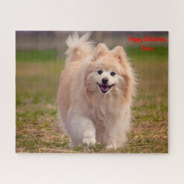 Spitz Hund. Puzzle (Horizontal)