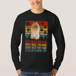 Spitz Hunde Aktivitäten Matching Hund T-Shirt