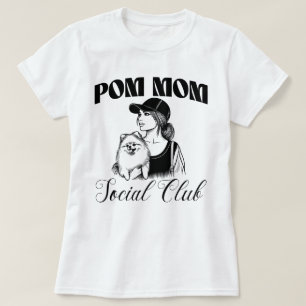 Spitz Hunde Mama Sozialklub Frauen T-Shirt