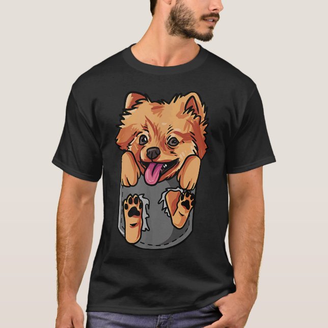 Spitz Hundebesitzer Ich Liebe mein Spitz T-Shirt (Vorderseite)