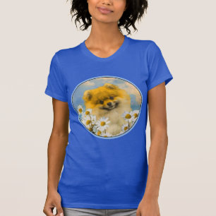 Spitz in der Malerei von Daisis - Originale Hundek T-Shirt