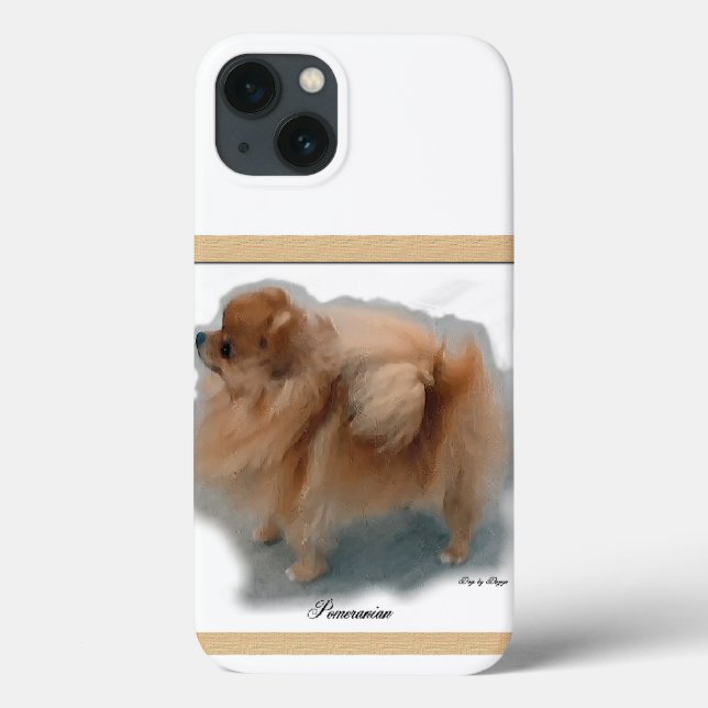 Spitz Kunstgeschenke Case-Mate iPhone Hülle (Rückseite)