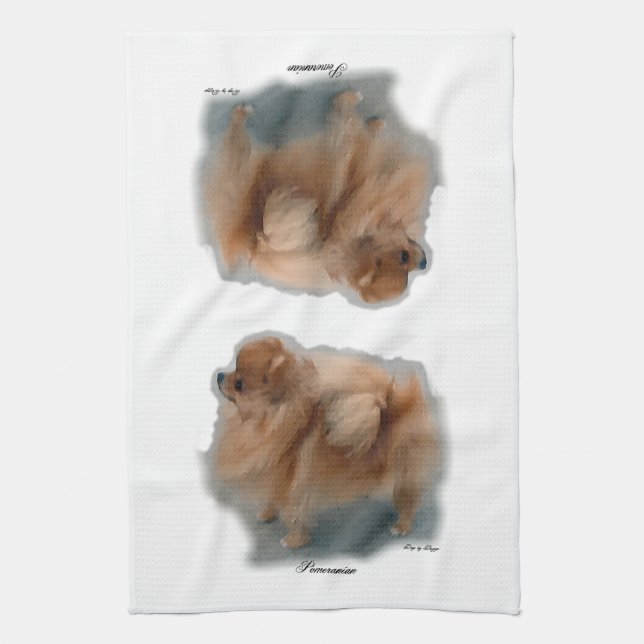 Spitz Kunstgeschenke Geschirrtuch (Vertikal)