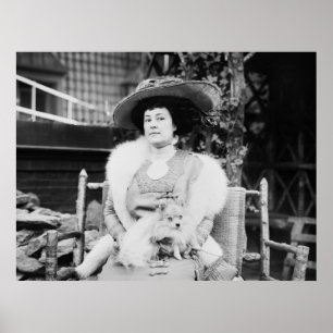 Spitz Lady, Anfang der 1900er Poster