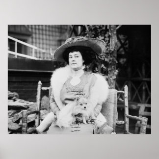 Spitz Lady, Anfang der 1900er Poster