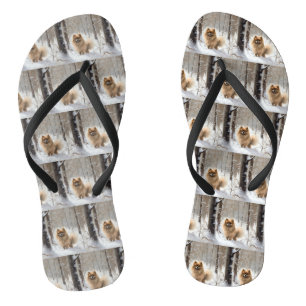 Spitz lässt es Weihnachten schneien Flip Flops