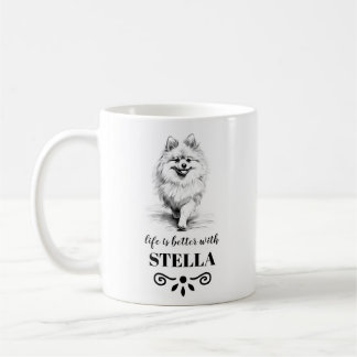 Spitz-Lebensdauer ist mit dem benutzerdefinierten  Kaffeetasse