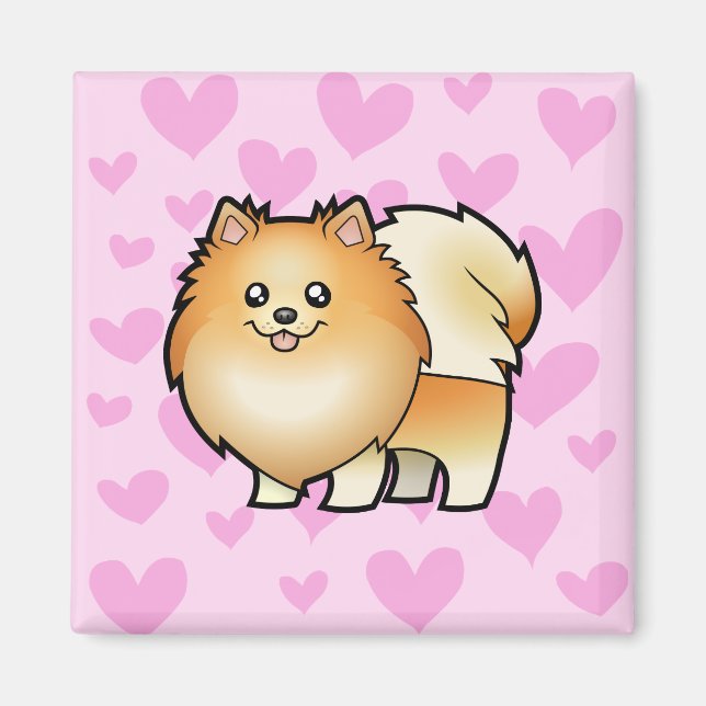 Spitz Liebe Magnet (Vorne)