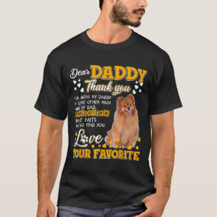 Spitz Lieber Daddy Danke, dass du mein Vater bist T-Shirt