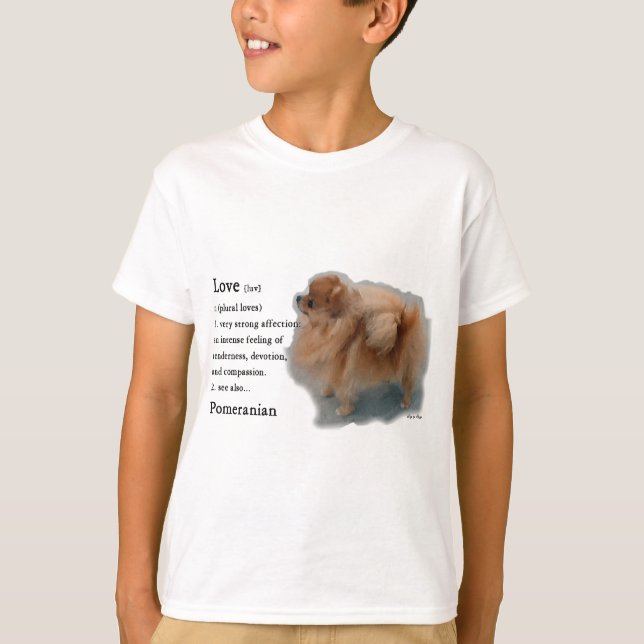 Spitz Liebhaber Geschenke T-Shirt (Vorderseite)