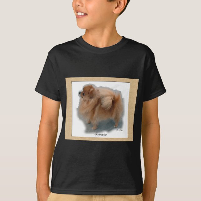 Spitz Liebhaber Geschenke T-Shirt (Vorderseite)