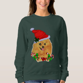 Spitz Liebhaber Weihnachten Sweatshirt