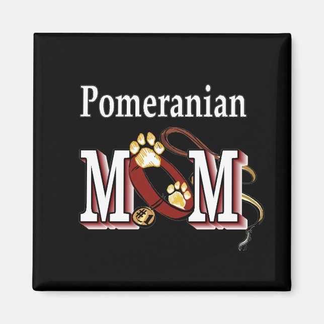 Spitz MAMA Geschenke Magnet (Vorne)