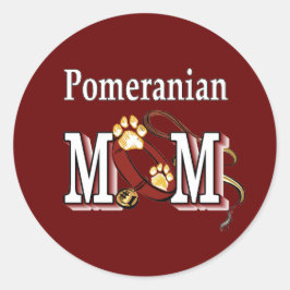 Spitz MAMA Geschenke Runder Aufkleber