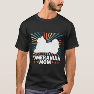 Spitz Mama Vintag Spitz Eigentümer T-Shirt