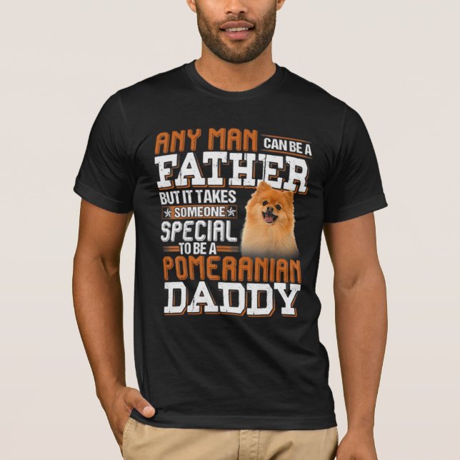 Spitz Papa T-Shirt (Vorderseite)