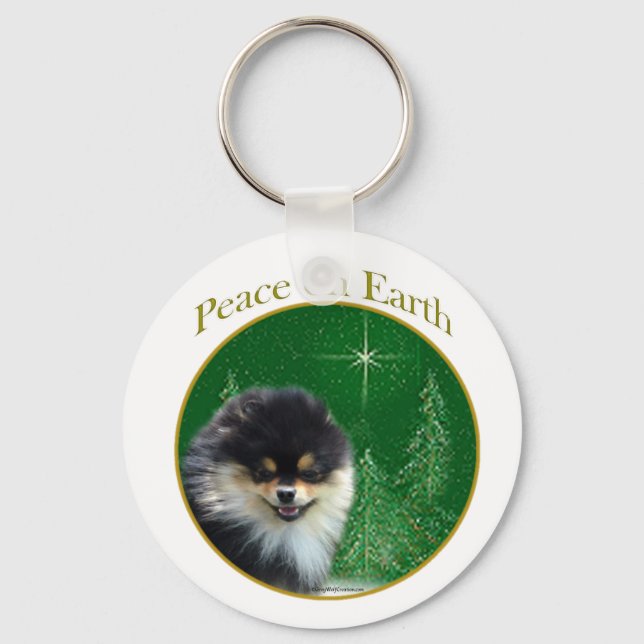 Spitz Peace Schlüsselanhänger (Vorderseite)