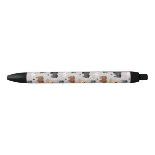 Spitz-Pfosten und Dog-Bones-Black-Ink-Pen Kugelschreiber