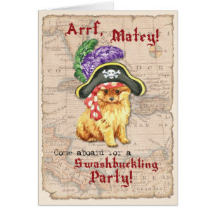Spitz Pirate Einladung