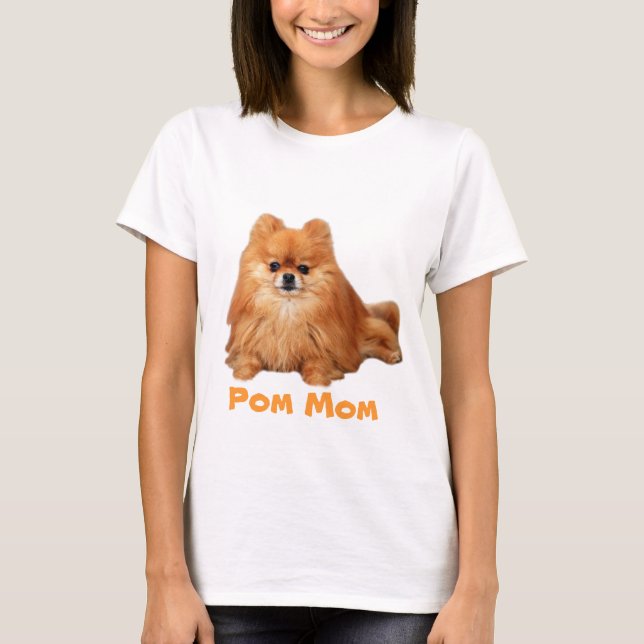 Spitz POM MAMA Damen-T - Shirt (Vorderseite)