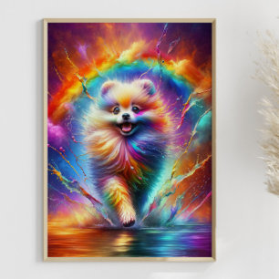 Spitz Rainbow Spritzer Poster