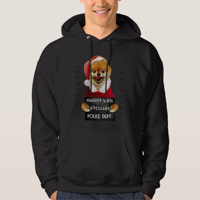 Spitz Santa Xmas Hoodie (Vorderseite)