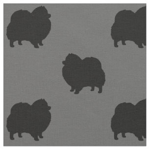 Spitz-Silhouette-Muster Stoff