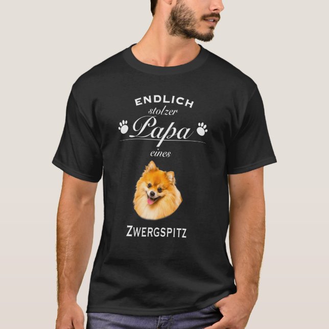 Spitz Spitz Dog Spitz T-Shirt (Vorderseite)