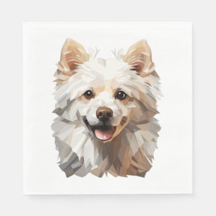 Spitz Spitz weiß in Polygon-Klasse Serviette