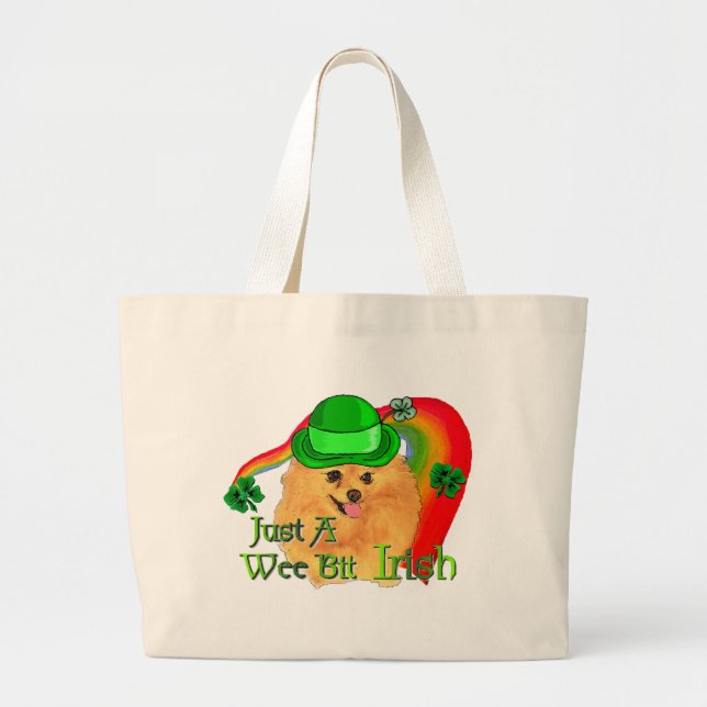 Spitz St Patricks Day Jumbo Stoffbeutel (Vorne)