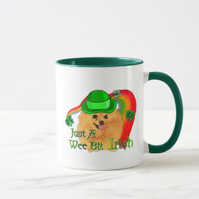 Spitz St Patricks Day Tasse (Rechts)